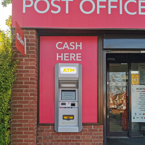 post office cash machine